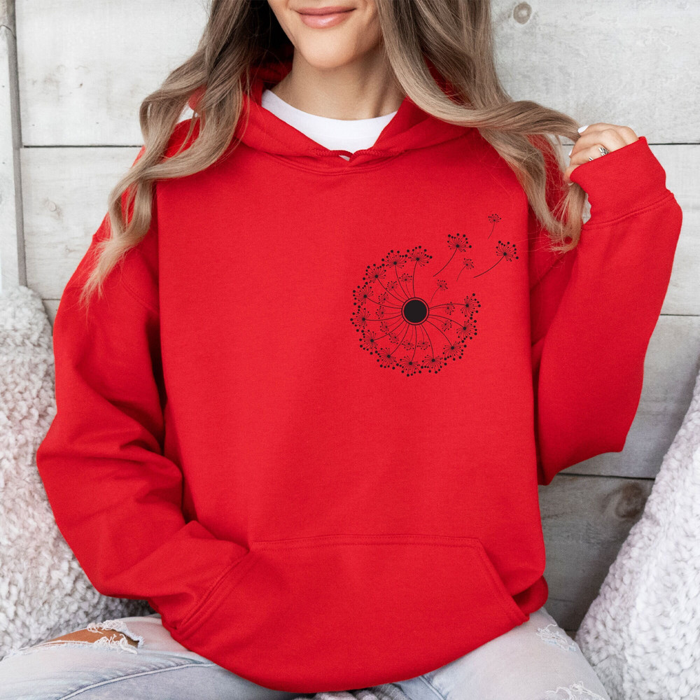 Dandelion Shirt, Valentines Day Shirt, Windflower Tee, Inspirational Shirt, Valentine Sweatshirt, Meditation Gift, Gift for Valentines, 777.jpg