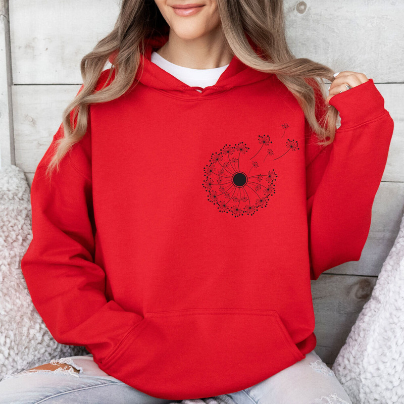 Dandelion Shirt, Valentines Day Shirt, Windflower Tee, Inspirational Shirt, Valentine Sweatshirt, Meditation Gift, Gift for Valentines, 777.jpg