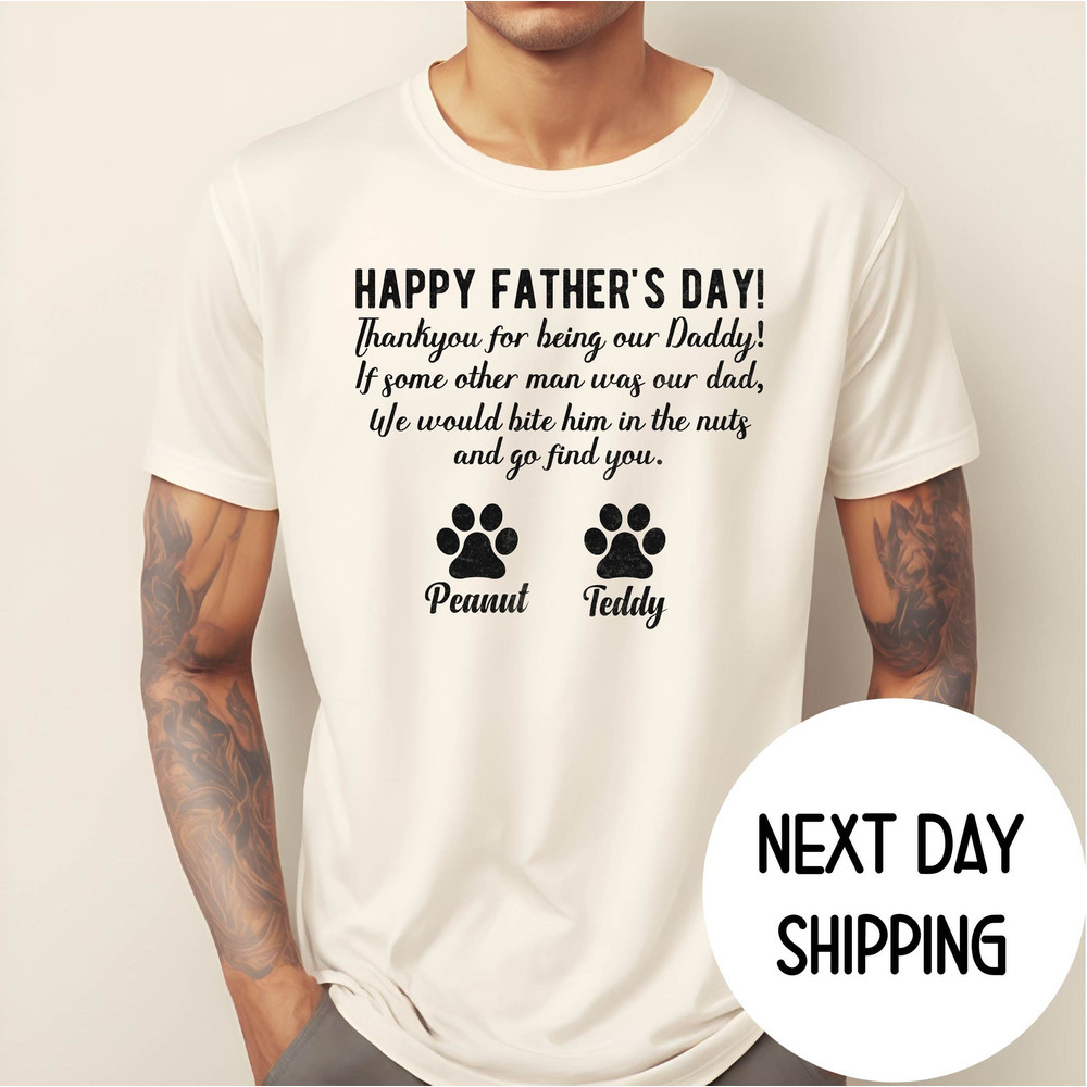 Custom Dog Name Dad Gift for Dog Lover,Dog Dad Shirt for Fathers Day Gift for Dog Dad Men, Dog Dad Shirt for Men, Dog Dad Gift for Birthday.jpg