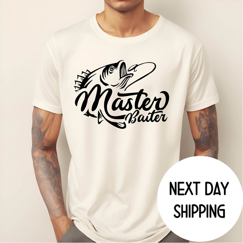 Fishing Gift for Men Shirt ,Master Baiter Shirt for Man,Bass Fishing Shirt ,Fathers Day Gift for Fishing Dad ,Fishy Tee Shirt, Husband Shirt.jpg