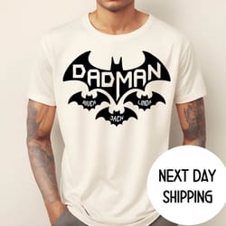 funny dad shirt, father and kids name shirt gift, fathers day gift ,gift fot birthday dad husband