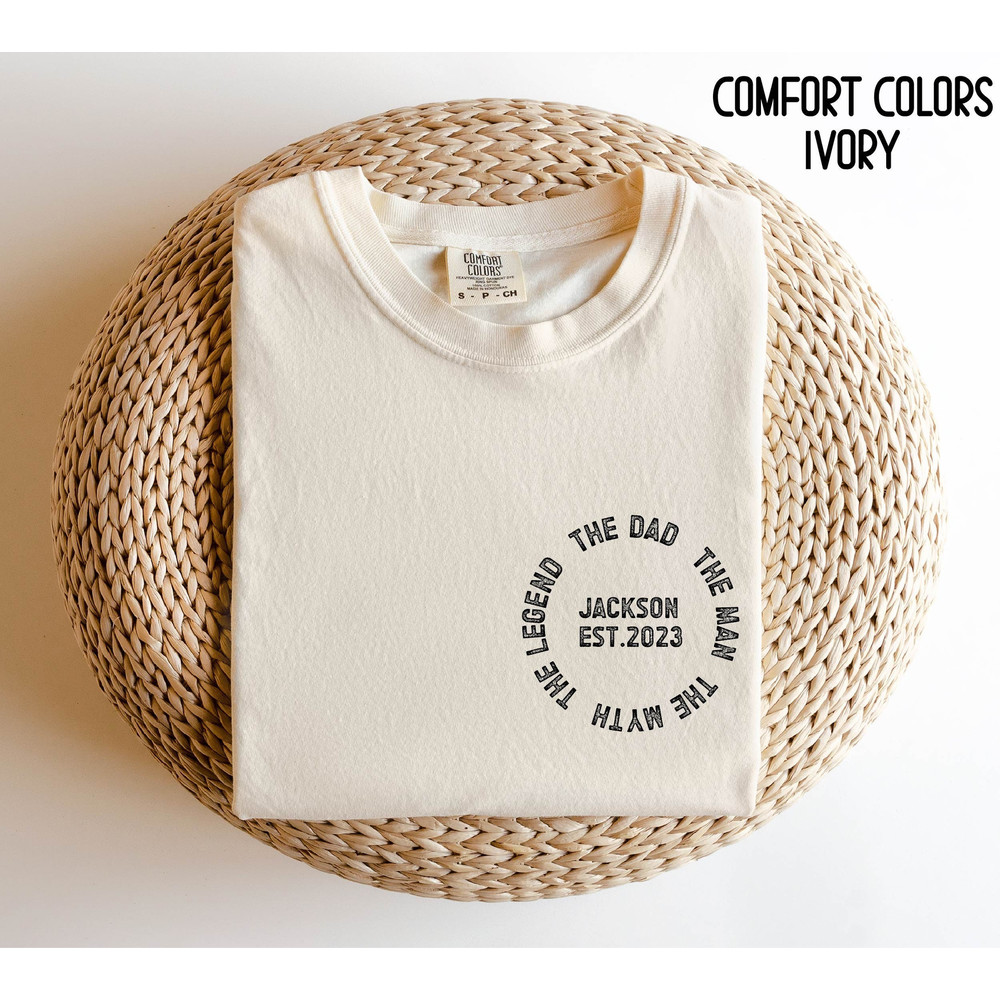 Personalized Est. Dad Shirt ,Fathers Day Gift for Dad Shirt With Custom Name Fathers Day Gift Dad, Custom Dad Shirt, Gift for New Dad Shirt.jpg