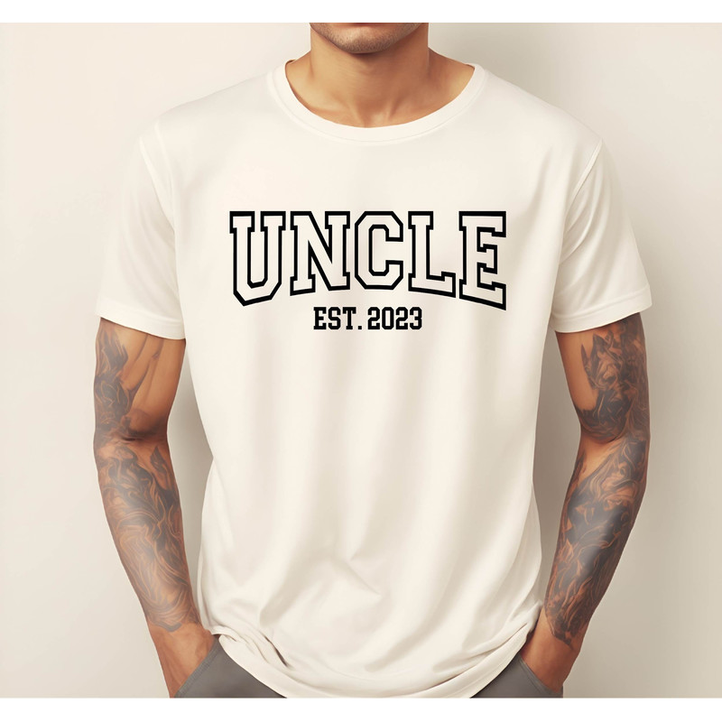 Personalized Uncle Shirt,Uncle Est 2024 Shirt,Comfort Colors Uncle Shirt,Pregnancy Announcement for Uncle, Father's Day Shirt,New Uncle Gift 1.jpg