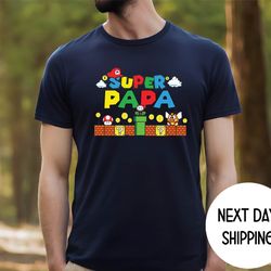 super hero papa shirt ,super papa shirt , funny papa grandpa shirts ,fathers day gift for papa, best