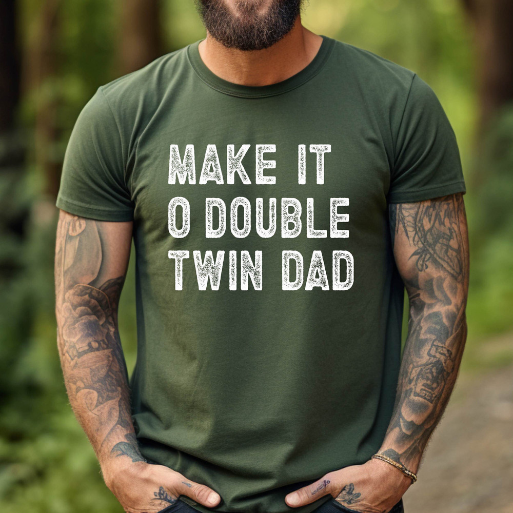 Twin Dad Gifts, Father Of Twins, Gift for Twin Daddy , Fathers Day Shirt, Dad Birthday Gift, Gift For Husband, Dad Papa, Expecting Dad Gift.jpg