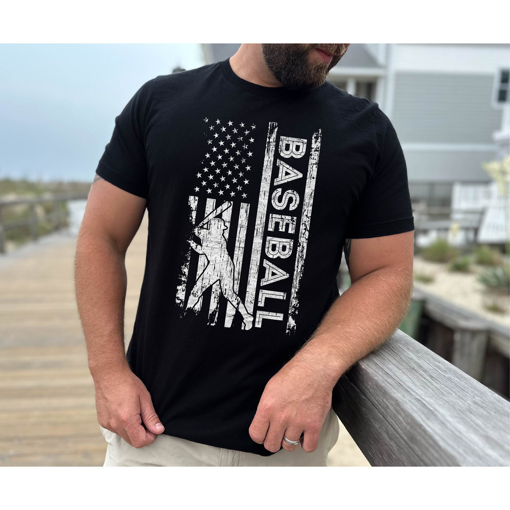 Baseball Shirt ,Baseball USA Flag Shirt, Baseball Dad Gift Shirt, American Flag Shirt, Game Day Baseball Shirt, Baseball Mom Shirt.jpg