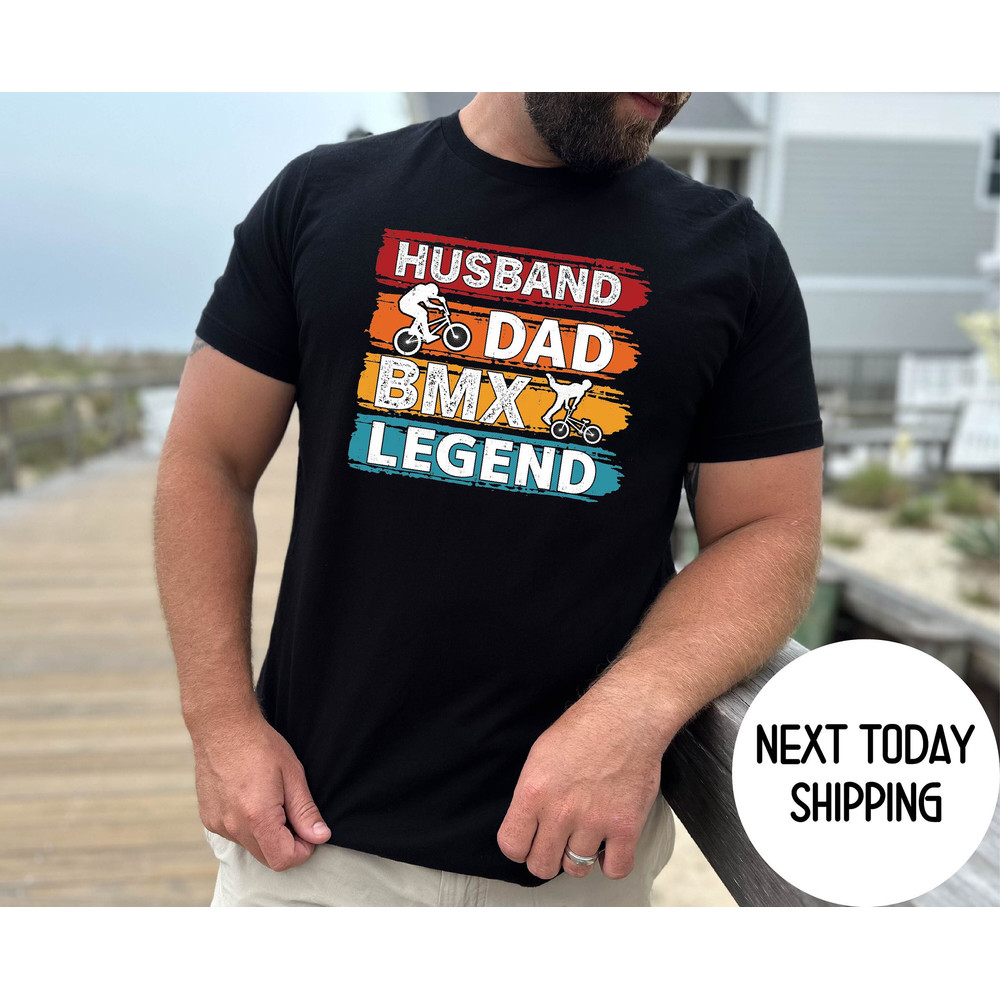 Biker Dad Shirt ,Husband Dad BMX Legend Shirt , Christmas Gift for Dad, Gift for Biker, Fathers Day Gift , Christmas Gift Biker Dad.jpg
