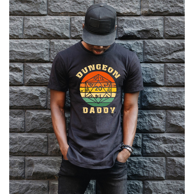 Dungeon Daddy T-shirt , DnD Dungeon Dad Shirt , Fathers Day Gift T-shirt, Bday or Xmas Gift , Dungeons and Dragons Clothing for Him.jpg
