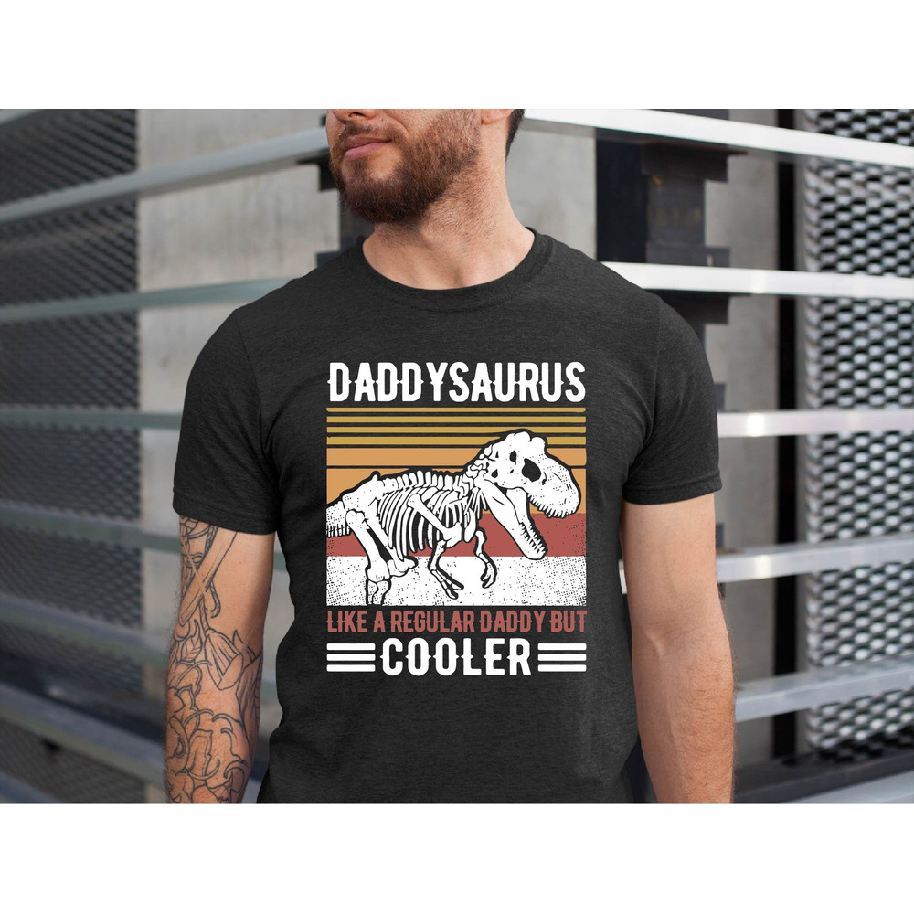 Daddy Saurus Shirt, Daddy Dinosaur Shirt, Gift for Dad, T-Rex Dad Shirt, Daddy Shirt, Dad Life Gift, Dinosaur Party Shirt, Shirt For Husband.jpg