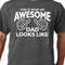 AWESOME DAD - Awesome Dad shirt. MENS T-shirt. shirt. tshirt. Fathers Day Gift. Birthday Gift. New baby. Daddy. Husband gift. new dad shirt.jpg