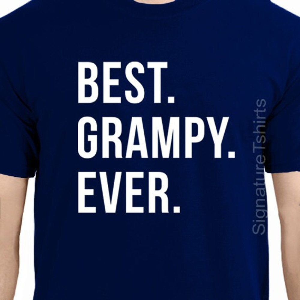 Christmas gifts Best Grampy Ever Men's T Shirt Grandpa Gift Husband Gift Dad Shirt New Grandad Wife Gift Funny T-shirt.jpg