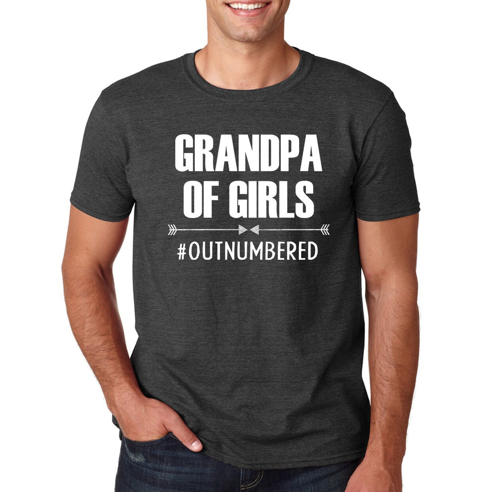 Fathers Day Gift Grandpa of Girls Outnumbered Men's T Shirt, Gifts for grandpa, Grandpa of girls, Gift For dad, Cool dad, Funny Dad gifts.jpg