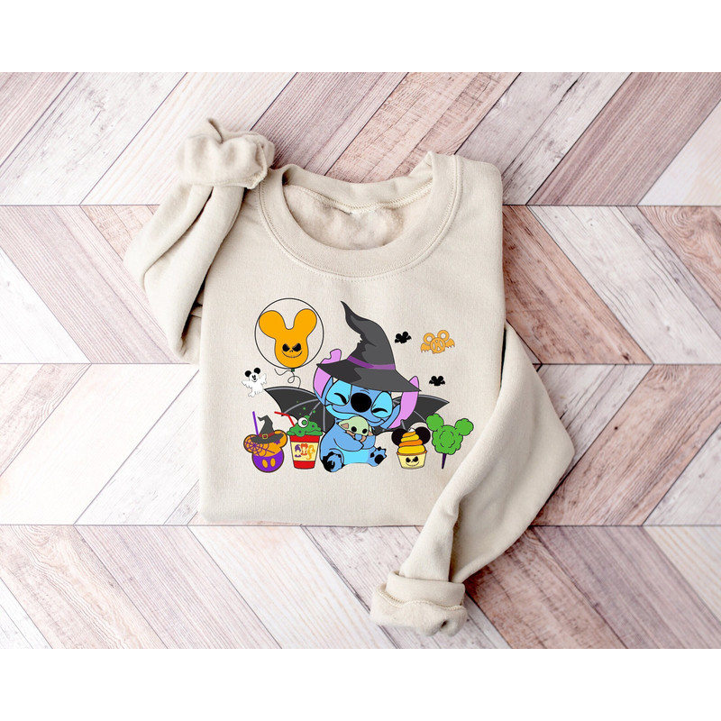 Disney Halloween Sweatshirt,Scary Stitch Shirt,Halloween Costume,Halloween Women's Tee,Funny Stitch Shirt,Disney Vacation,Disney Trip Shirt.jpg