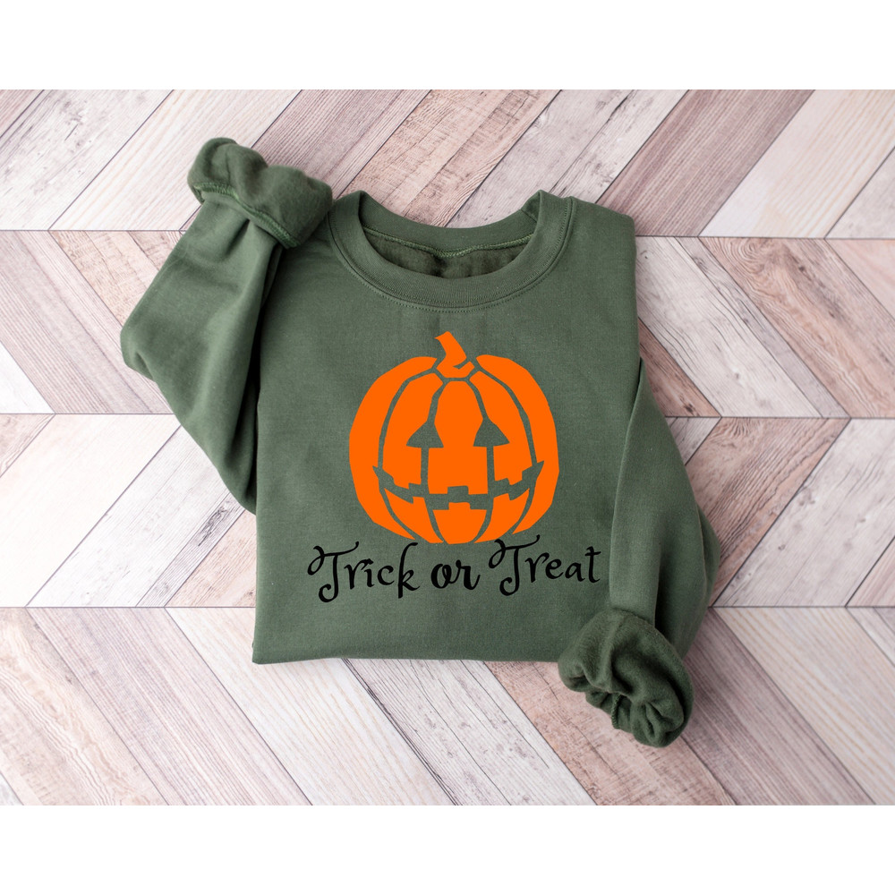 Halloween Trick or Treat Sweatshirt, Halloween Shirts, Halloween Trick-or-Treat Shirt, Funny Halloween Shirt, Halloween Gifts, Pumpkin Shirt.jpg