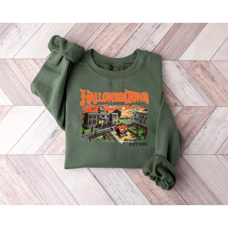 HalloweenTown 1998 Sweatshirt, Halloween Town Fall Shirt, Disney Halloween Shirt, Fall Pumpkin Sweatshirts, 2023 Halloween Party Shirt.jpg