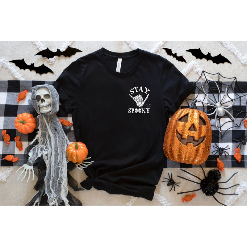 Stay Spooky Skeleton Hands Pocket Size Shirt,Halloween Sweatshirt,Skeleton Halloween Shirt,Skull Shirt,Womens Halloween Shirt,Spooky Season.jpg