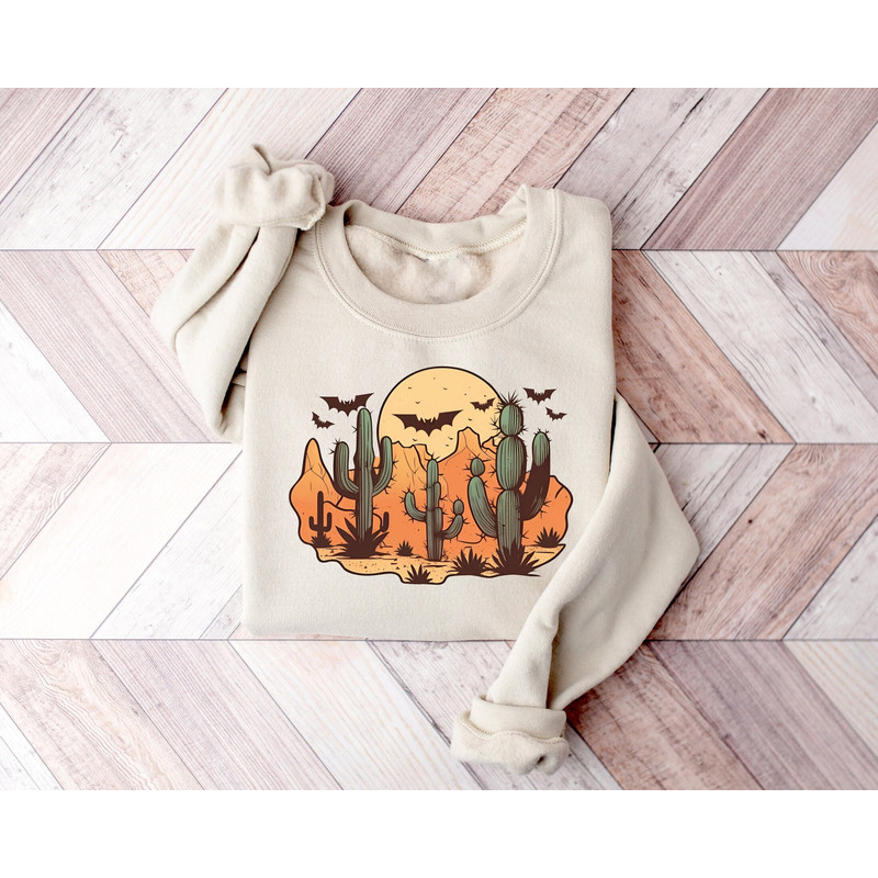 Western Halloween Sweatshirt, Retro Halloween Shirts, Cute Women's Western Halloween Shirt, Halloween Gifts, Country Cowgirl Halloween Shirt.jpg