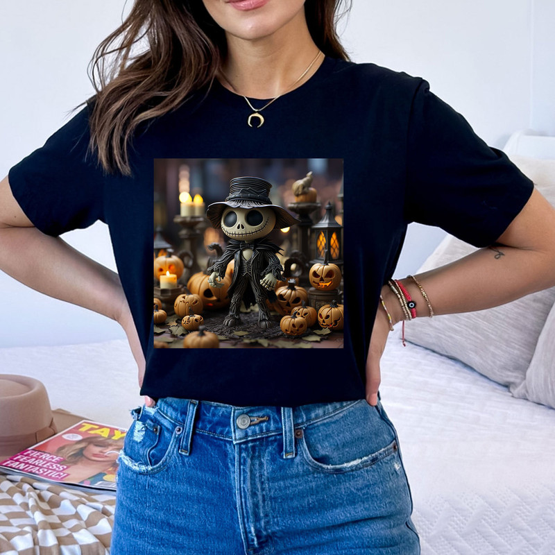 Baby Jack With Hat Halloween Tshirt, Cute Halloween More Pumpkin Shirt, Scare Halloween Party Tee, Skeleton Season Tee, Halloween Gifts.jpg