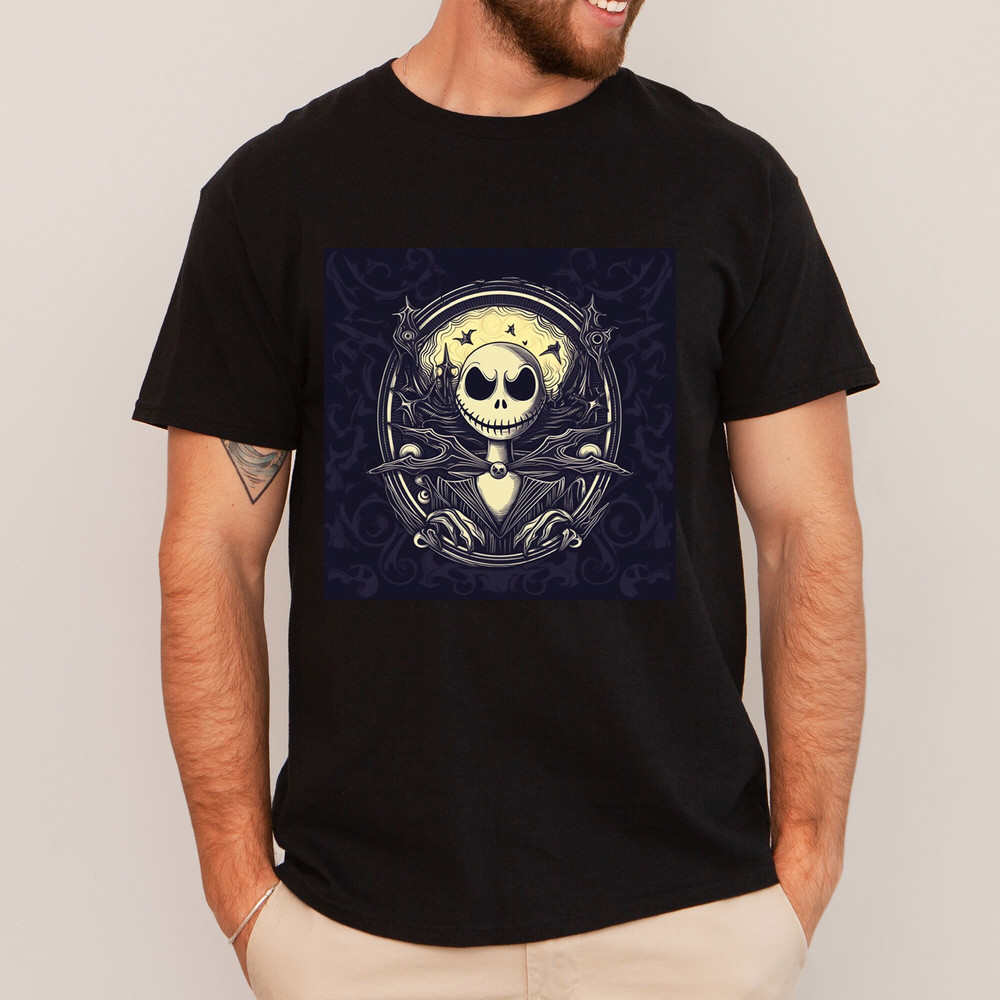 Halloween Jack Skellington Gothic Tshirt, Fall Skellington Sweatshirt, Halloween Party Tee, Vintage Jack Sweatshirt, Skeleton Vibes Tee.jpg