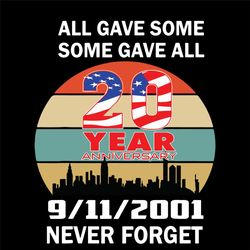 20th anniversary patriot day svg, trending svg, patriot day svg, 20th anniversary svg, never forget svg, patriot day 202