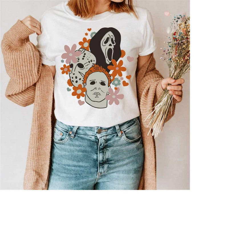 Vintage Scream Movie Halloween Tshirt, Vintage Halloween Sweatshirt, Horror Movie Characters Hoodie, Halloween TShirt Co.jpg