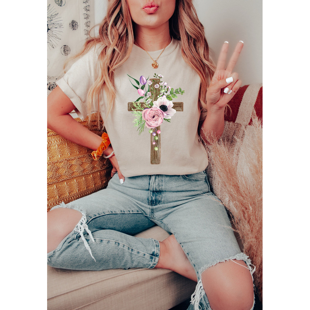 Easter Cross Shirt, Bible Shirt, Faith Sweatshirt, Easter Shirt, Christian Easter Shirt, Easter is for Jesus Shirt ,Easter Shirt, Retro.jpg