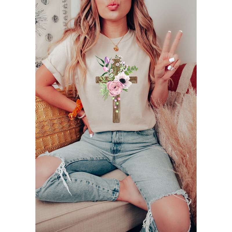 Easter Cross Shirt, Bible Shirt, Faith Sweatshirt, Easter Shirt, Christian Easter Shirt, Easter is for Jesus Shirt ,Easter Shirt, Retro.jpg