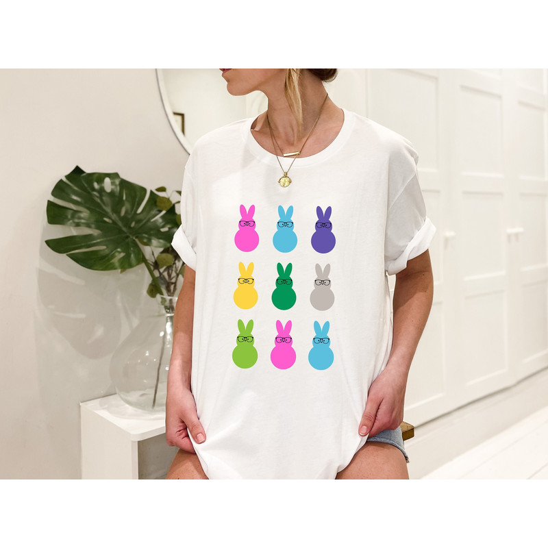 Easter Peeps Shirt, Easter Shirt, Bunny Shirt, Happy Easter Shirt, Easter Gift, Easter Tshirt, Easter Matching Shirt, Easter, Peeps Shirt.jpg