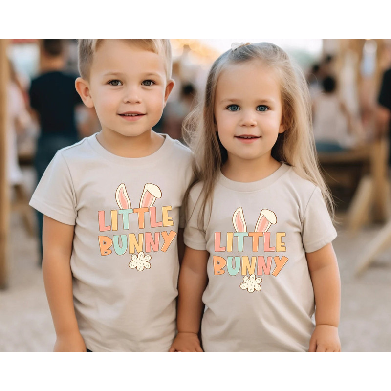 Little Bunny Toddler Shirt - Vintage Easter Kids Shirt - Minimalist Natural Toddler Tee, Bunny Sweatshirt, girls or boys shirt, women shirt.jpg