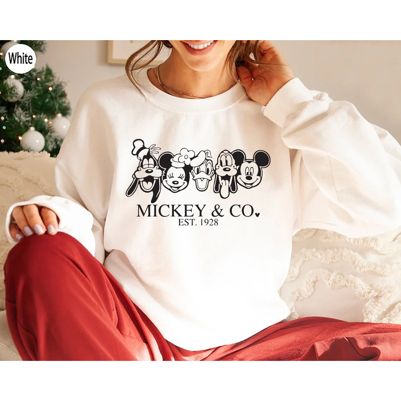 Mickey & Co sweatshirt, Unisex Sweatshirt, Disney hoodie, Disney Friends T-Shirt, Mickey And Friends Shirt, Disney Group Shirt.jpg