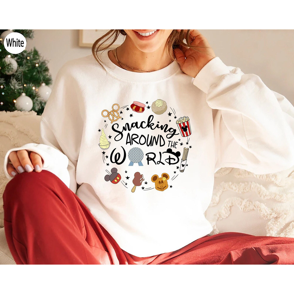 Snacking Around the World T-Shirt, Disney Snacks Sweatshirt, Magic Kingdom Snacking Shirt, Disney Snacking Shirt, Epcot shirt, Disneyworld.jpg