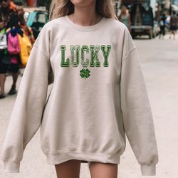 st patricks day lucky t-shirt, kids st pattys sweatshirt, shamrock tee, st patricks day hoodie, cute st pattys shirt,sha