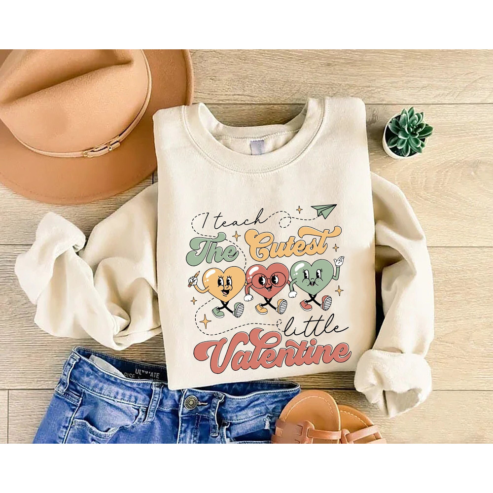 Teacher Valentine Shirt, Valentines Teacher Teaching Sweet Hearts, Cute Valentines Day Teacher Shirt, Teacher Valentines Gifts, Teacher Gift.jpg