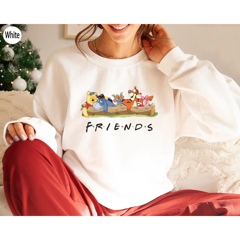Winnie The Pooh Sweatshirt, Pooh Friends Shirt, Disneyworld Shirt, Disneyland Shirt, The Pooh Shirt, Disney Family Trip Shirt, Friends Shirt.jpg