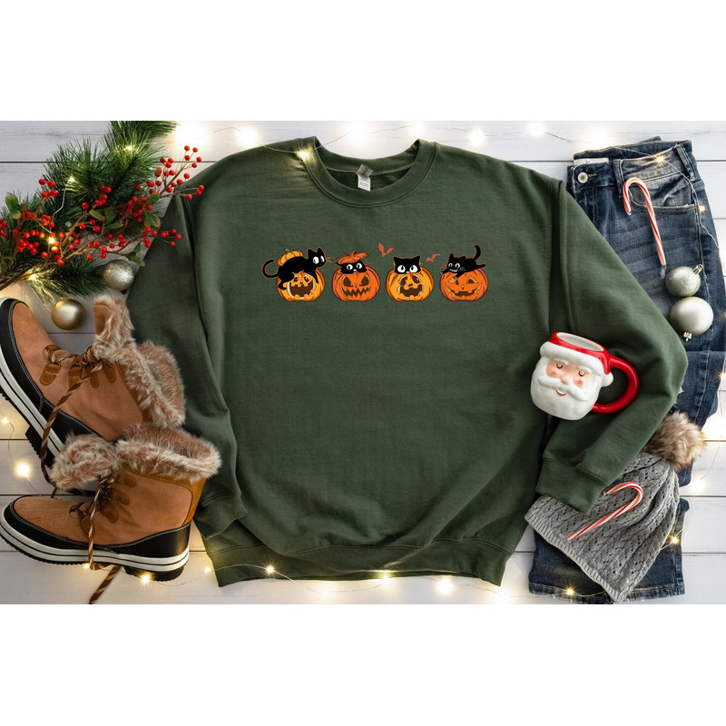 Halloween Sweatshirt, Black Cat And Pumpkin Shirt, Halloween Cat Shirt, Cat Sweatshirt, Black Cat Shirt, Cat Lover Shirt, Pumpkin Shirt.jpg