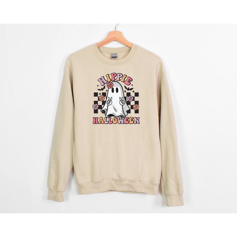 Hippie Halloween Sweatshirt,Retro Ghost Halloween Sweatshirt,Spooky Season Shirt,Women Halloween Shirts,Ghost Sweatshirt,Halloween Costume.jpg