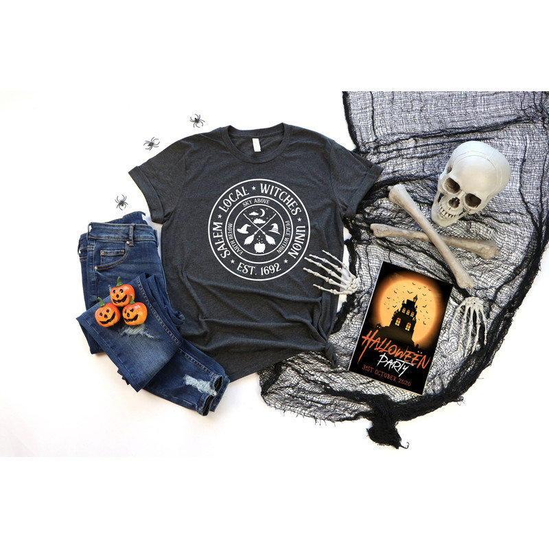 Local Witches Shirt, Halloween Shirts, Salem Local Witches Union Shirt, Halloween Party Shirt, Witch Shirt, Fall Shirt, Halloween Sweatshirt.jpg