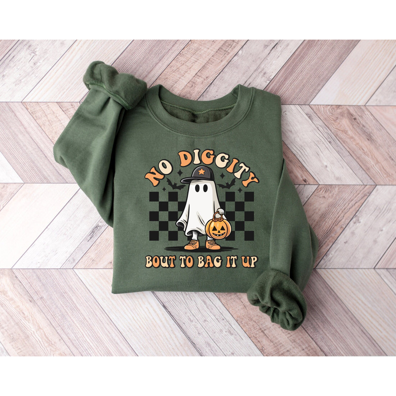 No Diggity Bout To Bag It Up Sweatshirt,Halloween Shirt,Ghost Halloween Shirt,Spooky Ghost Shirt, Funny Halloween Shirt,Pumpkin Season Shirt.jpg