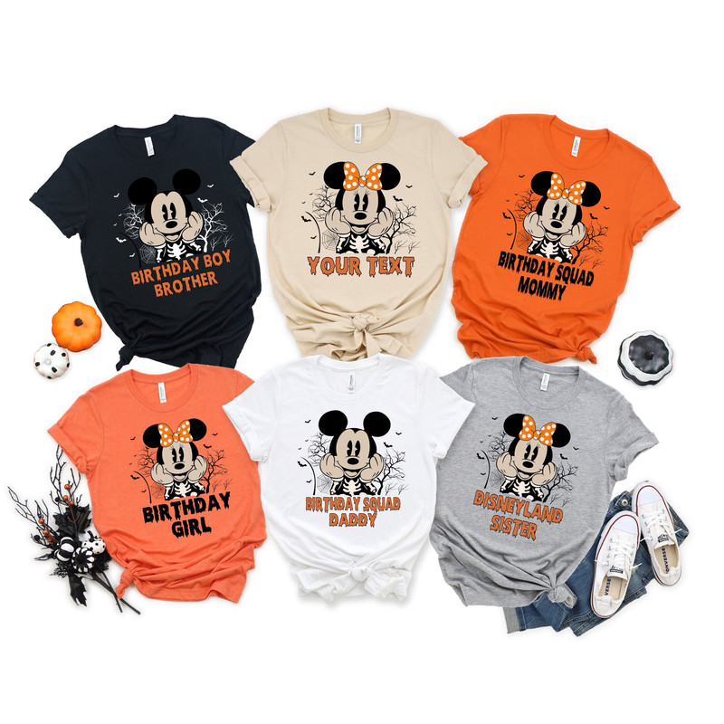 Personalized Disney Family Vacation Shirt 2023, Disney Mickey and Minnie Halloween Shirt, Custom Disney Family Shirt, Disney Halloween Shirt.jpg