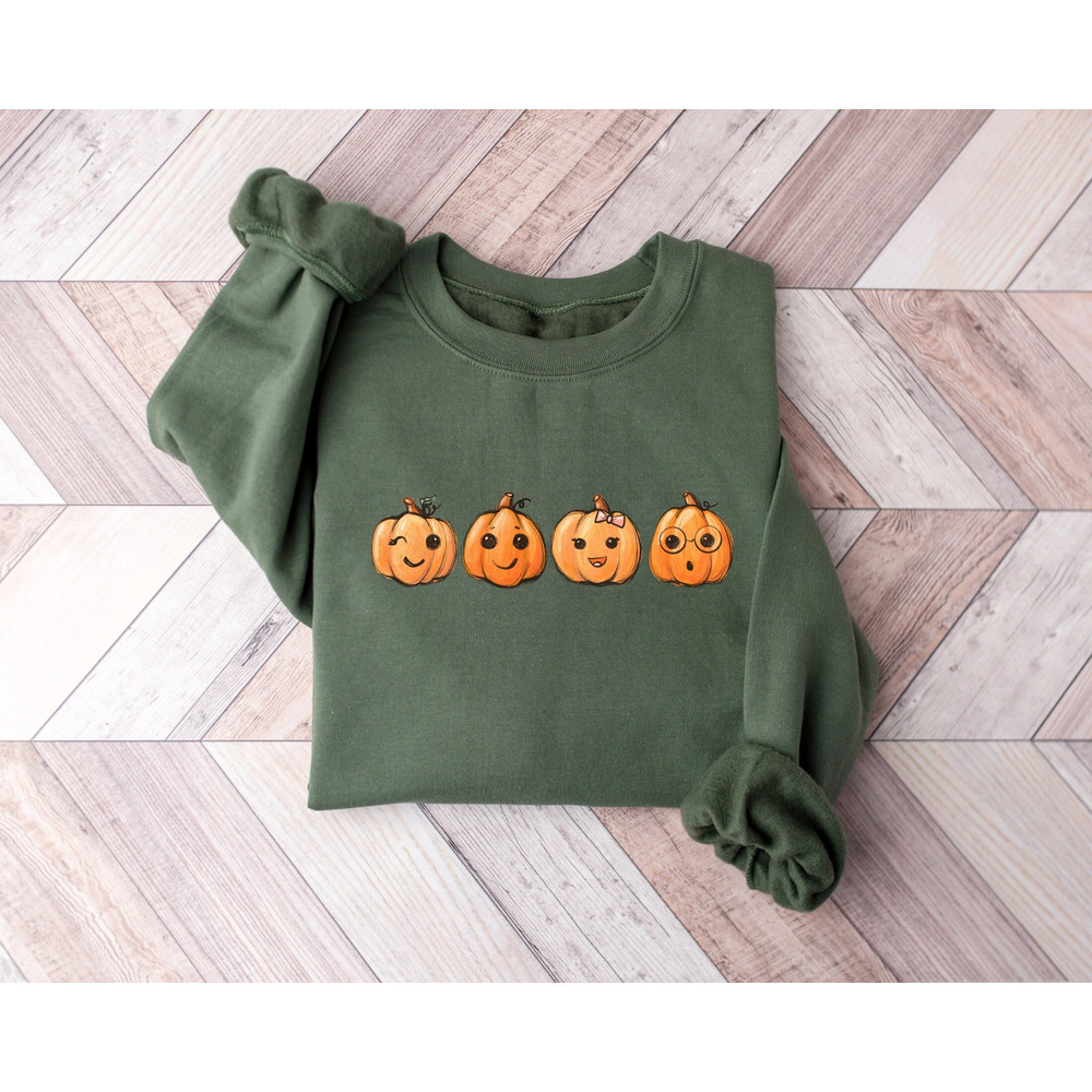 Pumpkin Sweatshirt, Halloween Tee, Pumpkin Sweater, Halloween Sweater, Cute Pumpkin Sweatshirt, Fall Shirts, Halloween Crewneck Sweatshirt.jpg