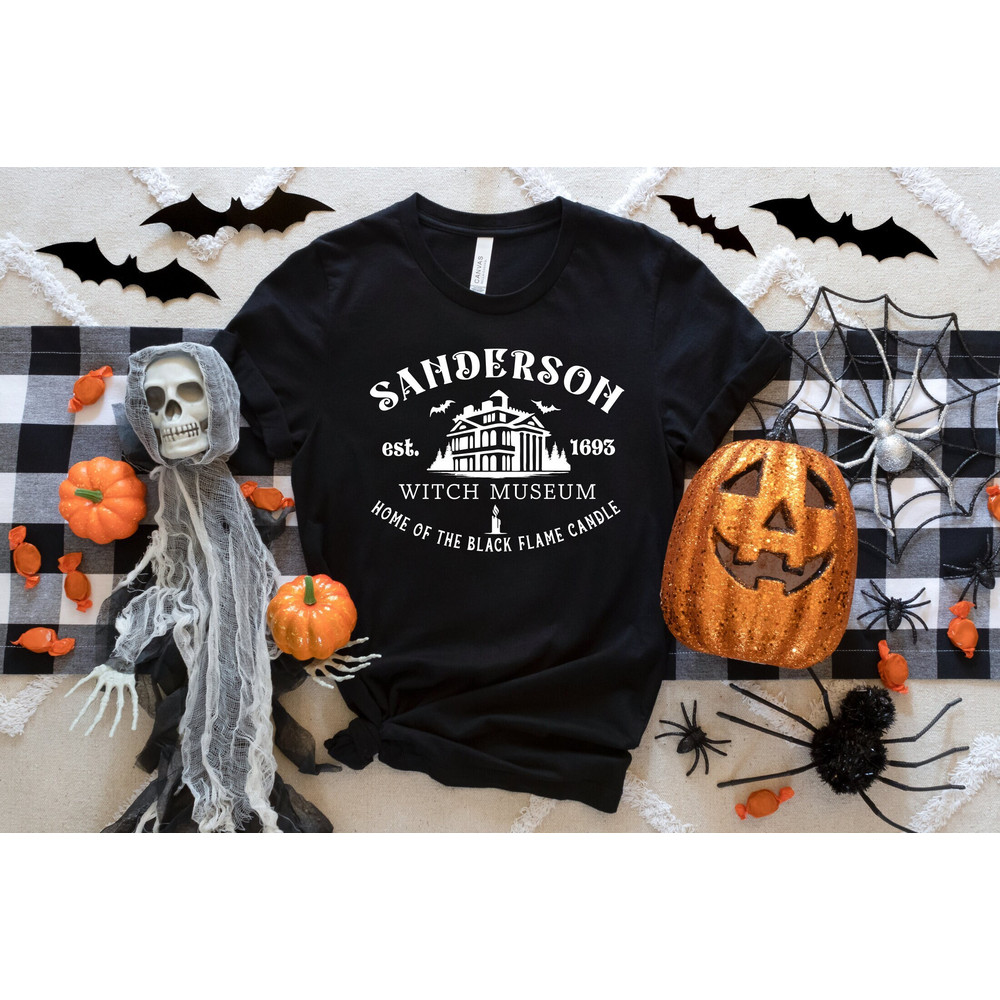 Sanderson Witch Museum Shirt, Halloween Shirts, Sanderson Sisters Shirt, Hocus Pocus Shirt, Gift for Halloween, Witch Shirts, Fall Shirt.jpg