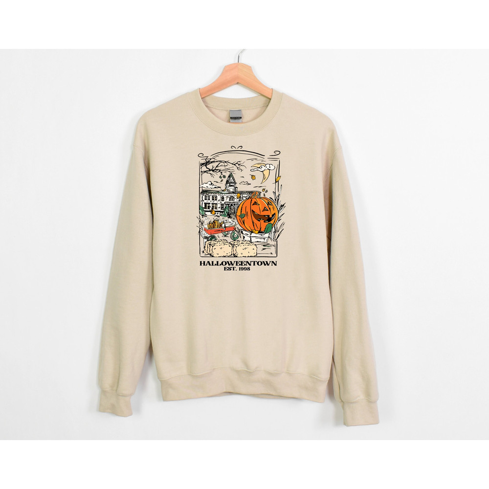 Vintage Halloweentown Est 1998 Sweatshirt, Halloweentown Sweatshirt, Halloween Gift Shirt, Halloween Party Tees, Pumpkin Halloweentown Shirt.jpg
