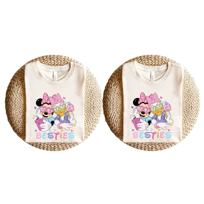 Besties Shirts, Theme Park Shirt, Mouse Shirt Trip, Matching WDW Family Shirts, Minnie And Daisy, Vintage Shirt, Disney Woman Shirt.jpg