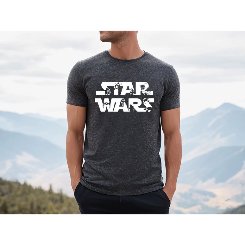 Classic Star Wars T-Shirt, Disney Classic tshirt, Disneyland trip shirt, Disney Boy Tee, Star Wars 2024 Shirt, Family Disney trip clothing.jpg