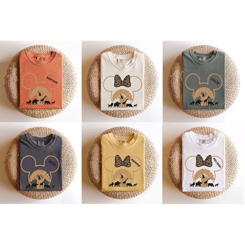 Comfort Color Custom Disney Animal Kingdom Shirts, Safari Family Matching Shirts, Disney Trip Shirts, Disney Birthday Shirt, Disneyworld.jpg