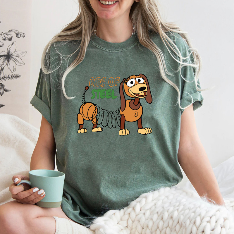 Comfort Colors® ABS Of Steel Slinky Dog Shirt, Toy Story Funny Shirt, Great Disney Gift Ideas Men Women, Toy Story Slinky Dog Shirt.jpg