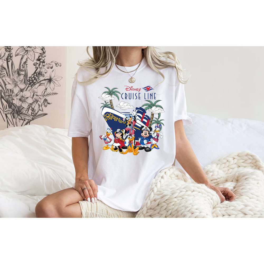 Comfort Colors® Disney Cruise Line Mickey and Friends T-shirt, Disney Wish Fantasy Magic Wonder 2024 Matching Tee, Family Cruise.jpg