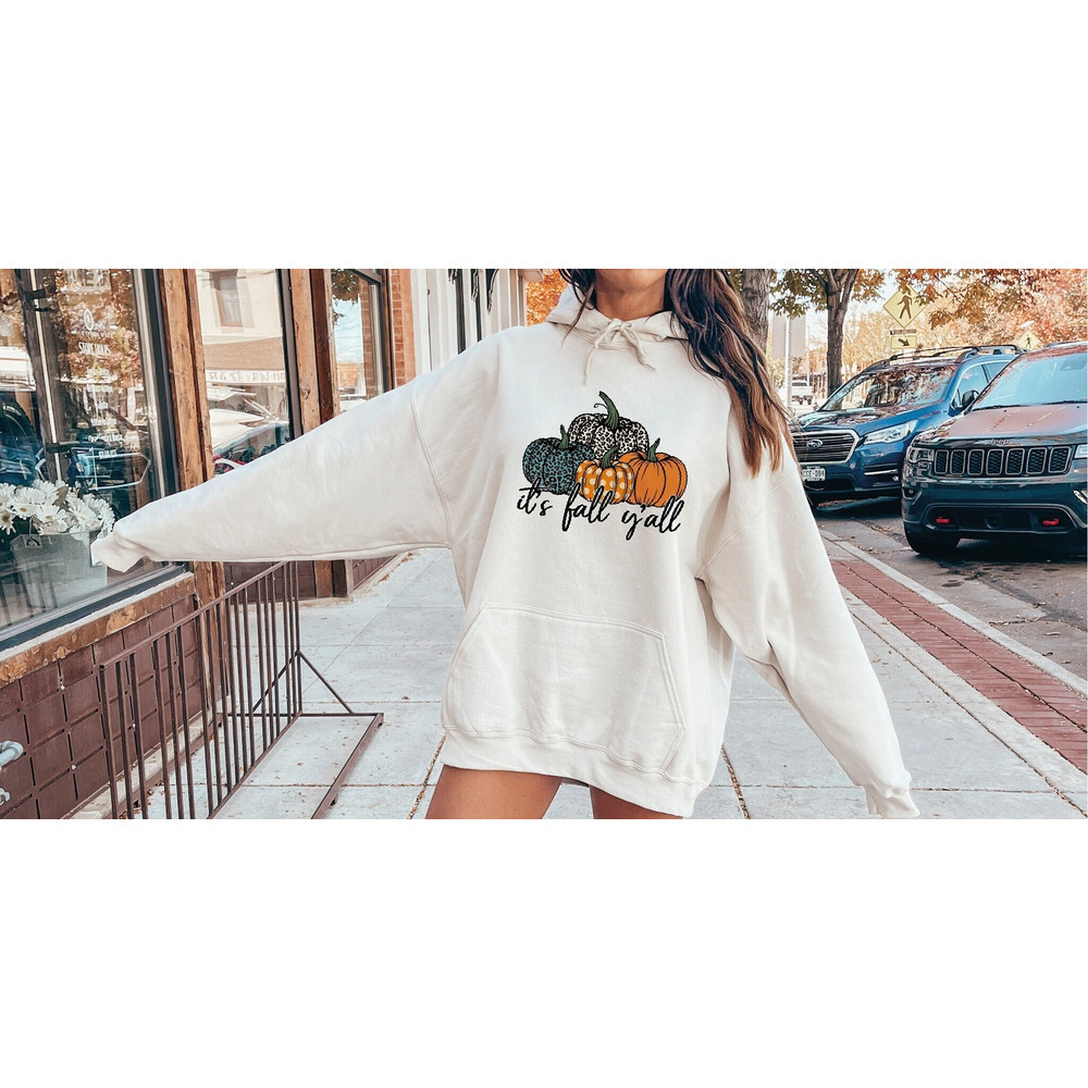 Its Fall You All Sweatshirt, Pumpkin Patch Sweatshirt, Cute Womens Pumpkin Sweatshirt, Funny Autumn Sweatshirt, Harvest Pumpkin Shirt.jpg