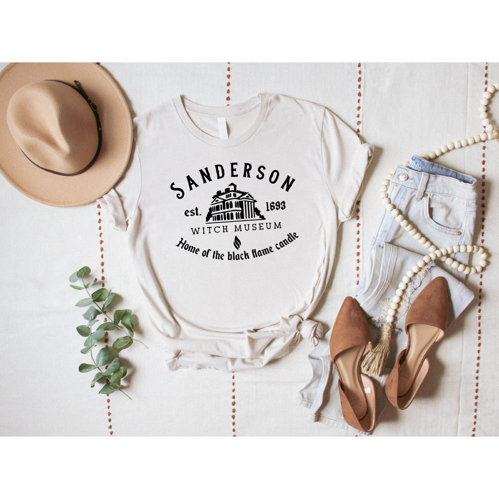 Sanderson Witch Museum Shirt, Sanderson Sisters ,Happy Halloween Shirt, Halloween Witches,Halloween Shirt,Halloween Party,Black Flame Candle.jpg