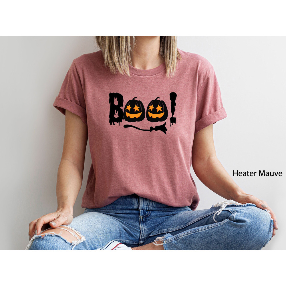 Boo Shirt, Halloween Shirt, Thankful Shirt, Fall Shirt, Pumpkin T-Shirt, Boo T-shirt, Gift for Halloween, Halloween Gift, Women Fall Shirt.jpg